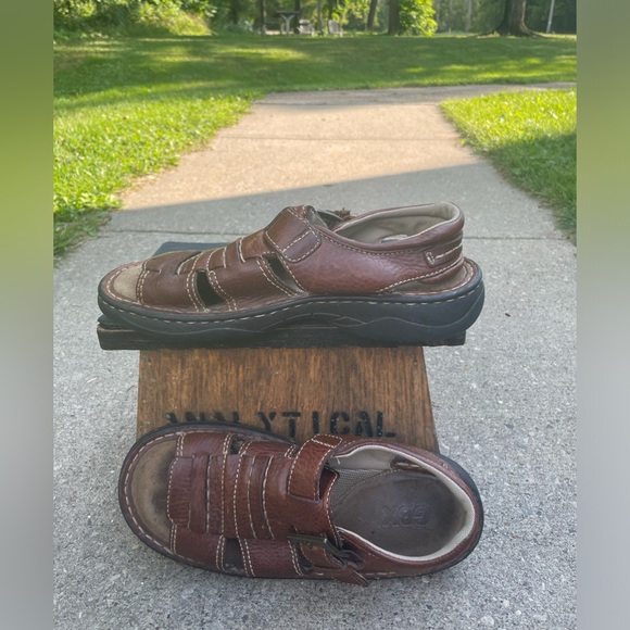 GBX Mens Leather Fisherman Sandals - Picture 5 of 7